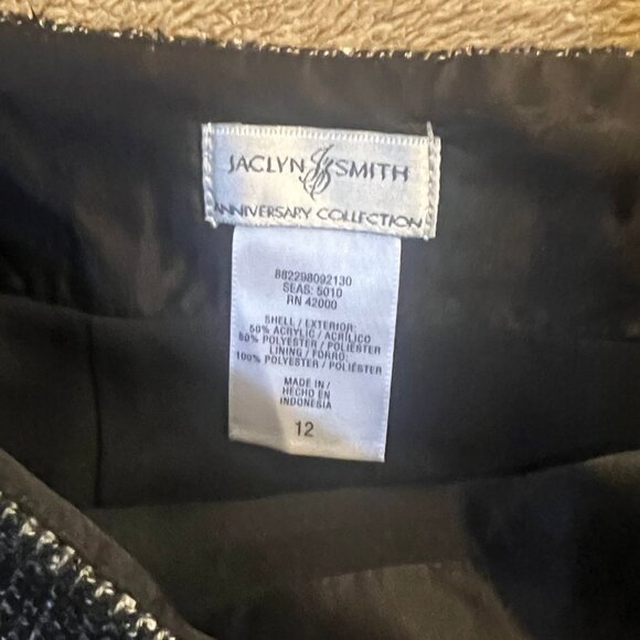 NWT Jaclyn Smith Anniversary Collection Women 12 Heather Grey Pencil Skirt - Picture 4 of 6